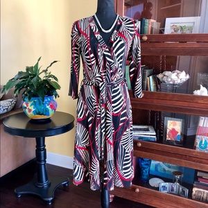 Wrap look dress by Touch 9 - Large